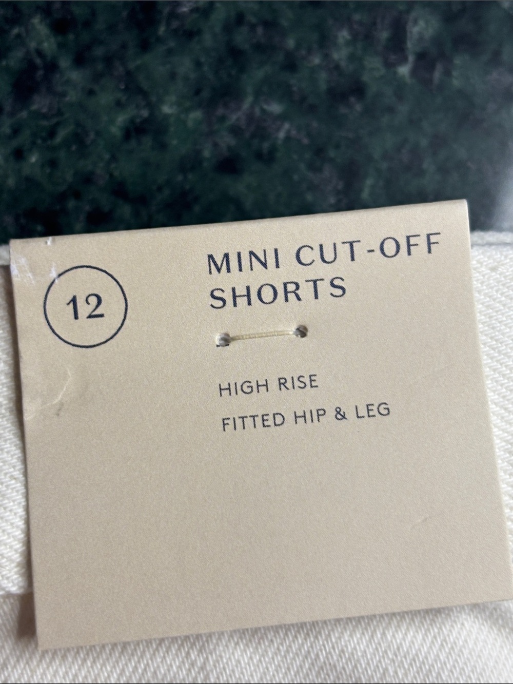 Universal Thread High Rise Mini Cut Off Denim Shorts - Picture 5 of 7